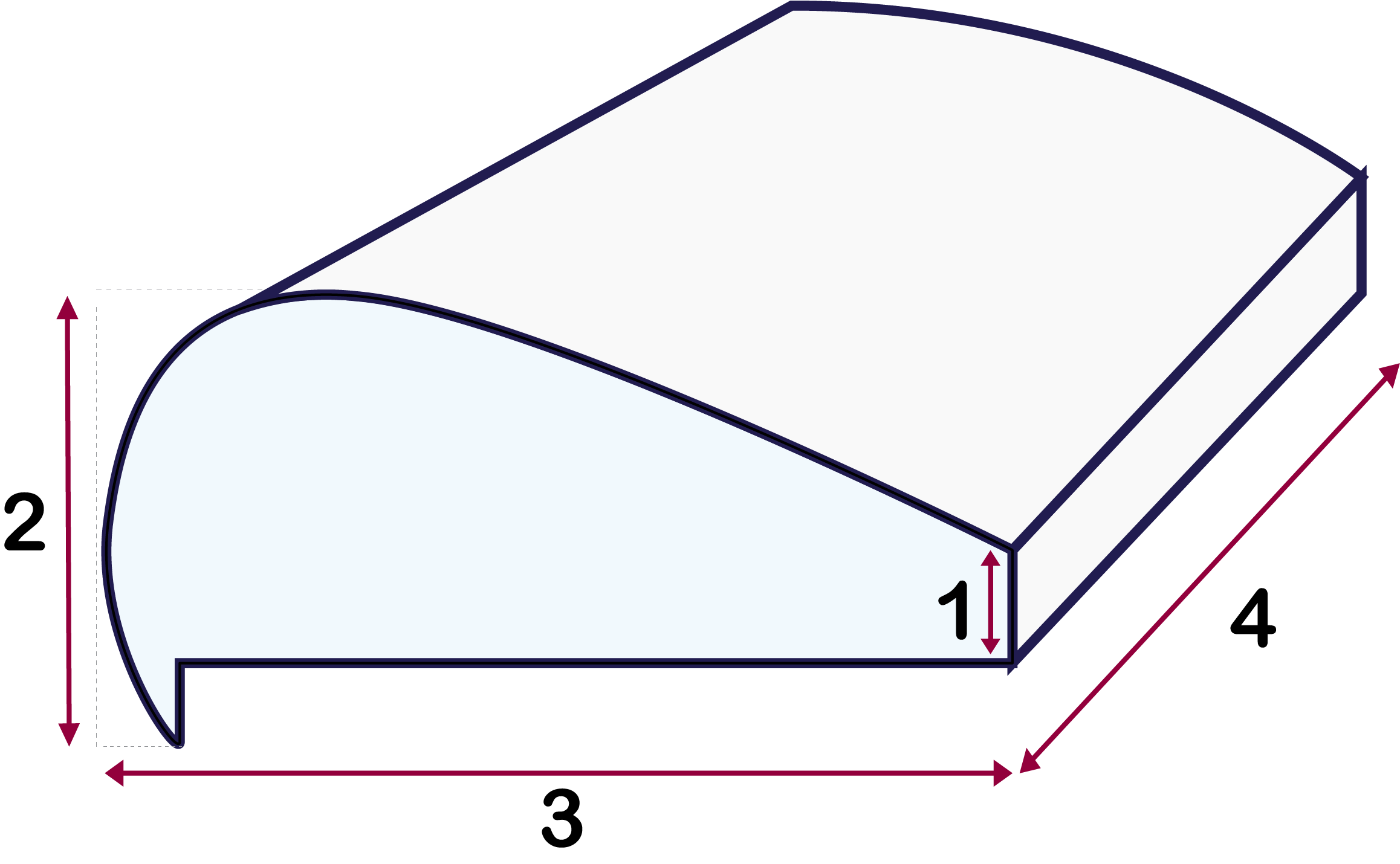 Contour shape custom cut foam dimensions